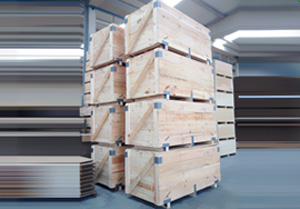 cajas de madera para embalaje en Gipuzkoa